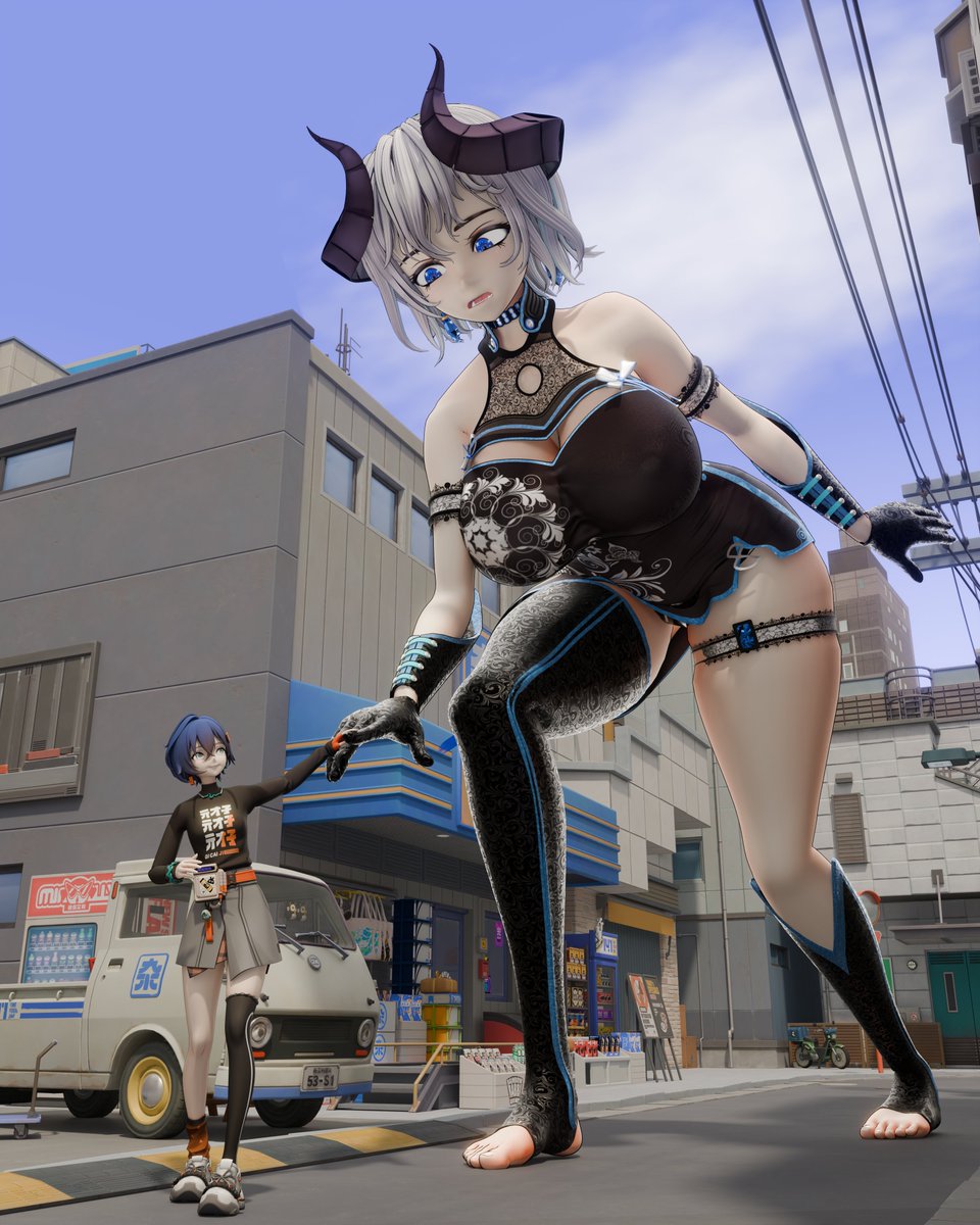 <a href="/HeavenlySize/">Heavenly</a>'s Evie going on a stroll
#sizetwitter #giantess