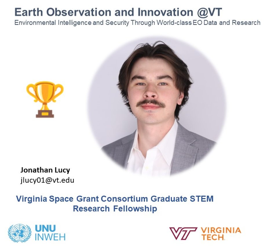 Manoochehr Shirzaei (@shirzaei) on Twitter photo **** Congratulations ****
I am pleased to announce that Jonathan (<a href="/jonbolia/">Jonathan Lucy</a>) of <a href="/EOI_lab/">Earth Observation & Innovation @VT</a> and <a href="/HIRSlab/">Hydrologic Innovation & Remote Sensing @VT</a> of <a href="/VT_Science/">Virginia Tech Science</a> <a href="/vtgeosciences/">Geosciences at VT</a> has received the prestigious Virginia Space Grant Consortium fellowship. Congrats, Jonathan—well-deserved!!
<a href="/UNUINWEH/">UN University-INWEH</a> **** Congratulations ****
I am pleased to announce that Jonathan (<a href="/jonbolia/">Jonathan Lucy</a>) of <a href="/EOI_lab/">Earth Observation & Innovation @VT</a> and <a href="/HIRSlab/">Hydrologic Innovation & Remote Sensing @VT</a> of <a href="/VT_Science/">Virginia Tech Science</a> <a href="/vtgeosciences/">Geosciences at VT</a> has received the prestigious Virginia Space Grant Consortium fellowship. Congrats, Jonathan—well-deserved!!
<a href="/UNUINWEH/">UN University-INWEH</a>