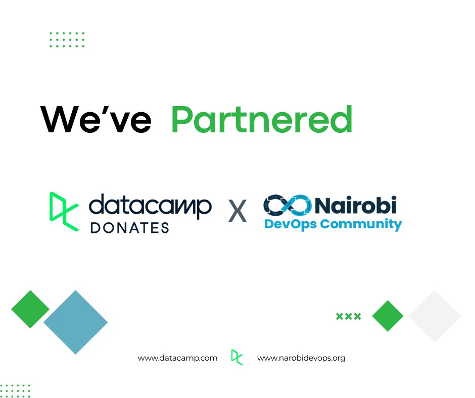maamunb1's tweet photo. We're excited to announce our partnership with DataCamp Donates!
We are offering 30 full DataCamp scholarships.
Apply: https://t.co/IN14S9xvmR
📅 Deadline: 25th May 2025
#NairobiDevOps #DataCampDonates https://t.co/RIR2S51pK2
