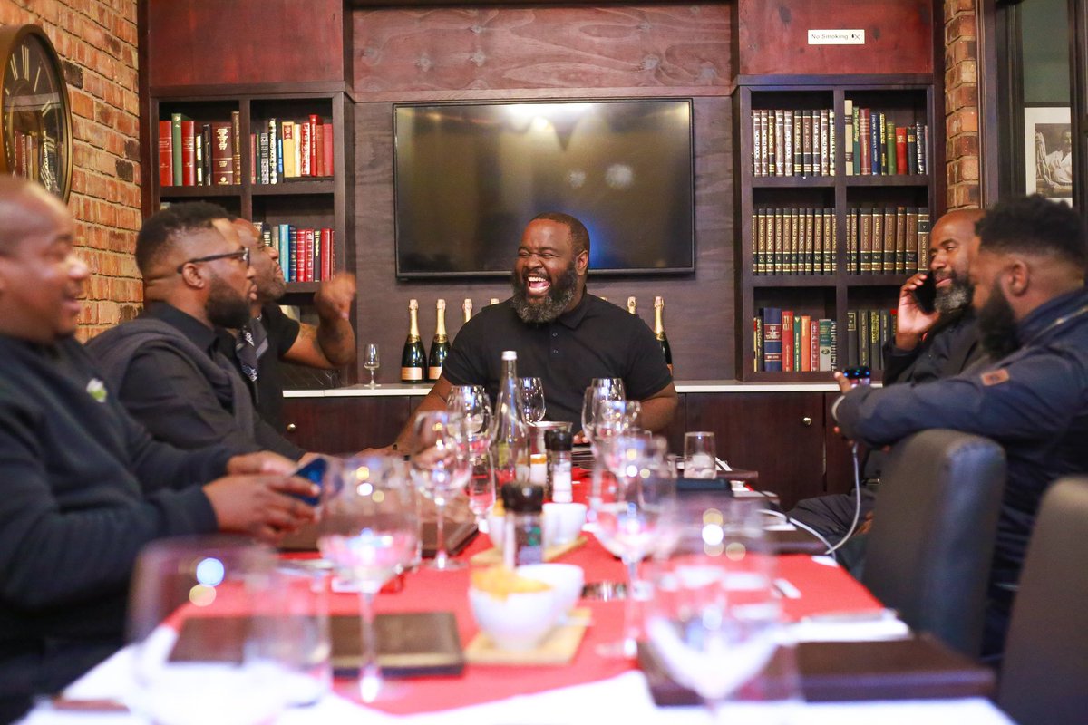 We celebrated a brother with the brothers last night.