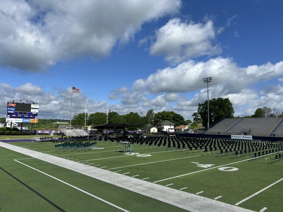 Middletown City Schools (@middletownoh) on Twitter photo 🎓 The stage is (almost) set for graduation! Join us in person tonight (Wed.) at 7 p.m. at Barnitz Stadium to celebrate the <a href="/MHSMiddieTweets/">Middletown HS</a> Class of 2025.
The event will be available to live stream on the district's YouTube channel & Facebook page.
#MiddieRising #Classof2025 🎓 The stage is (almost) set for graduation! Join us in person tonight (Wed.) at 7 p.m. at Barnitz Stadium to celebrate the <a href="/MHSMiddieTweets/">Middletown HS</a> Class of 2025.
The event will be available to live stream on the district's YouTube channel & Facebook page.
#MiddieRising #Classof2025