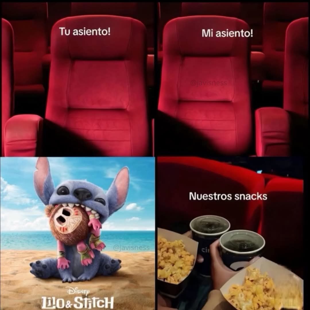 La única motivación de la semana es ir a ver LILO &amp; STICH. 💙🍿