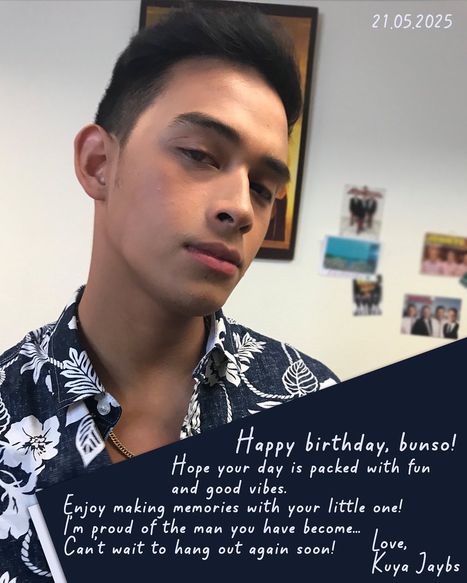 jamesbasgurt's tweet photo. Happy birthday, bunso! 🎈Hope your day is packed with fun and good vibes. I’m always proud of you. Love you! 😘🤍 | @loyzagadiegs https://t.co/MUnmCI9LVY