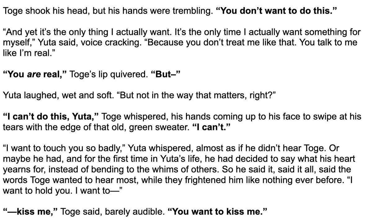 Preview for Shape of You Chapter 5! 
Ghost!Yuta x GhostWhisperer!Toge is getting a spicy chapter 👀

#inuokko #wipwednesday