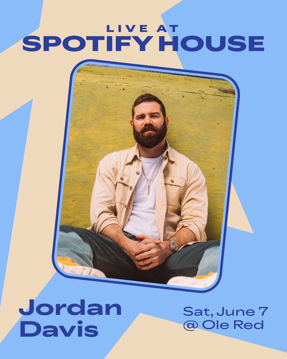 So excited to see y’all at #SpotifyHouse at CMA Fest this year @spotify