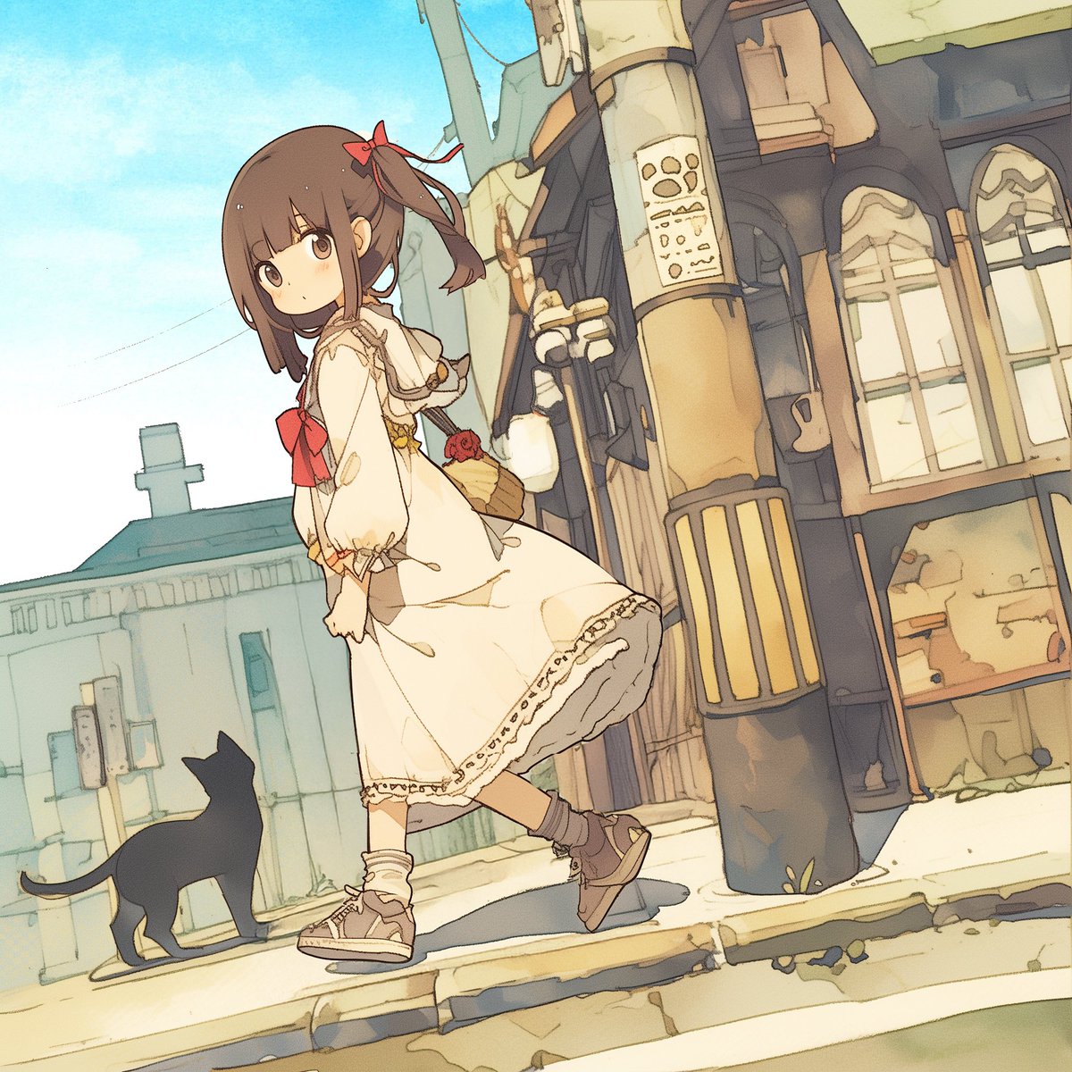 「」|黒猫さん🐈‍⬛のイラスト