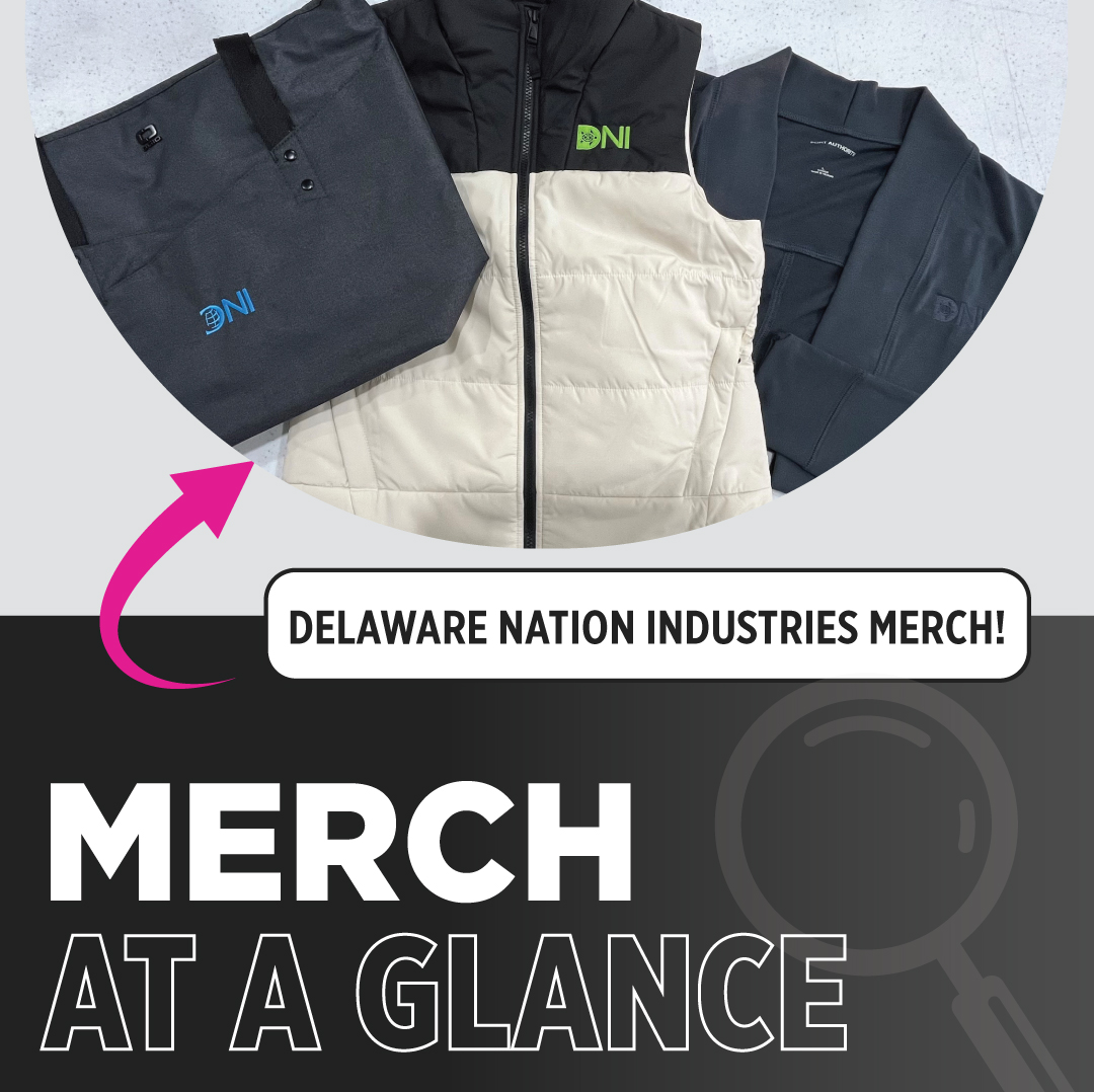 Check out this fun merch we did for Delaware Nation Industries! #customproducts #brandedmerch