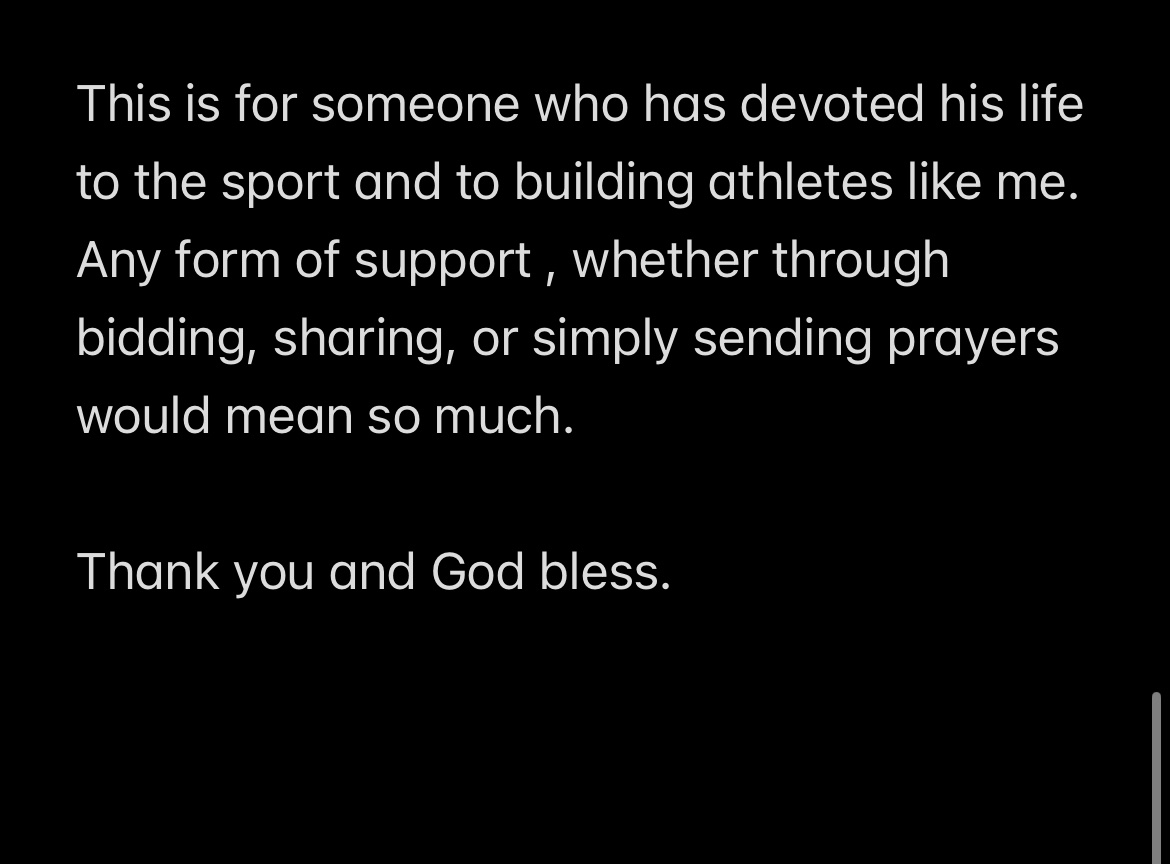 PierreAbellana's tweet photo. Hello everyone! I hope this message finds you well. I'm auctioning two of my UST Season 86 jerseys to support my high school coach's recovery after a recent accident. All proceeds will go to his medical fund. Your support means the world to us—every bid counts. Thank you!💛💕 https://t.co/rN22yBVqLB