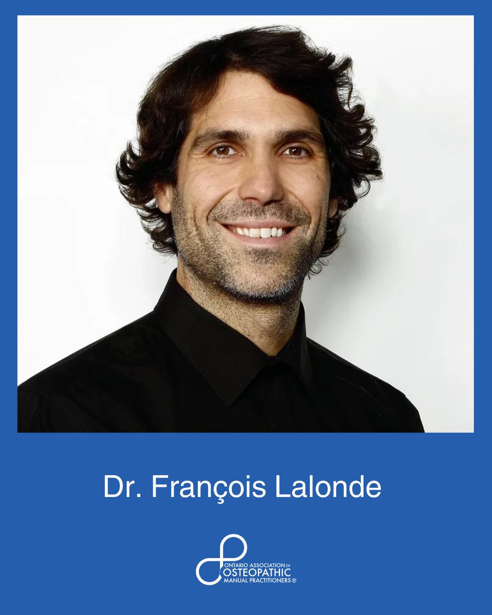 Introducing our first confirmed speaker for the 2025 OIA Annual General Meeting and Conference Hosted by OAO, "Osteopathy in Canada: Fostering Our Future."

Dr. François Lalonde will speak to a Université du Québec case study on developing competency-based programs in osteopathy.