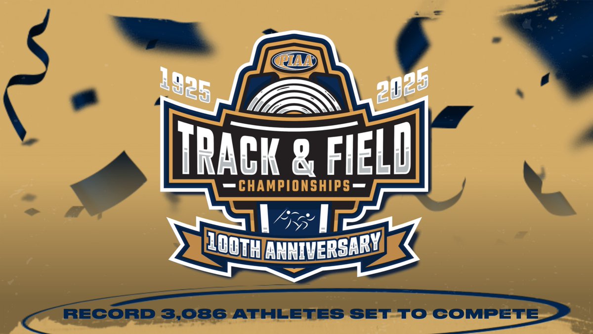PIAA (@piaasports) on Twitter photo ✨Celebrating 1⃣0⃣0⃣ years of PIAA Track & Field Championships with a record field set to compete this Friday and Saturday <a href="/shippensburgU/">Shippensburg University</a>! ✨
Media Release ⬇️⬇️⬇️
piaa.org/assets/web/doc… ✨Celebrating 1⃣0⃣0⃣ years of PIAA Track & Field Championships with a record field set to compete this Friday and Saturday <a href="/shippensburgU/">Shippensburg University</a>! ✨
Media Release ⬇️⬇️⬇️
piaa.org/assets/web/doc…