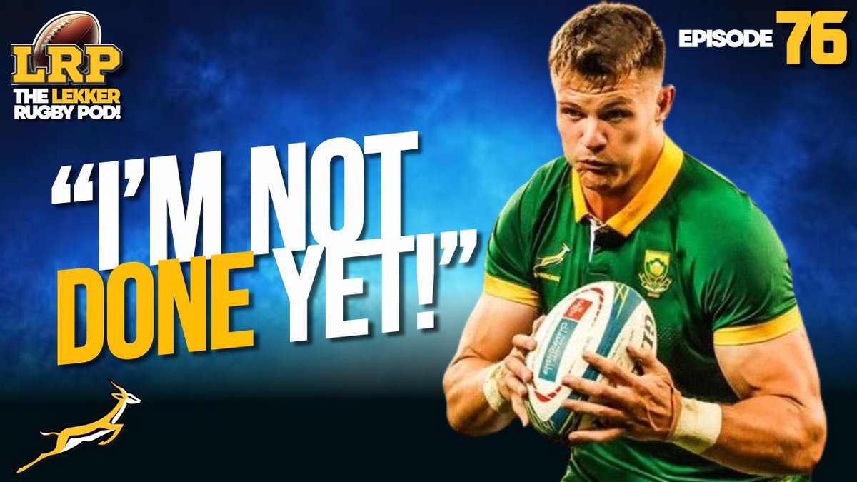 Harry Jones (@haribaldijones) on Twitter photo The Sheriff rode into the studios of <a href="/LekkerRugbyPod/">The Lekker Rugby Pod!</a> to share highs + lows of his rugby journey with us. Elrigh Louw is the real deal: a young man dedicated — devoted — to getting all the way back and battling for his teams, his club, country and family
youtu.be/gxIvRJGxxzc The Sheriff rode into the studios of <a href="/LekkerRugbyPod/">The Lekker Rugby Pod!</a> to share highs + lows of his rugby journey with us. Elrigh Louw is the real deal: a young man dedicated — devoted — to getting all the way back and battling for his teams, his club, country and family
youtu.be/gxIvRJGxxzc