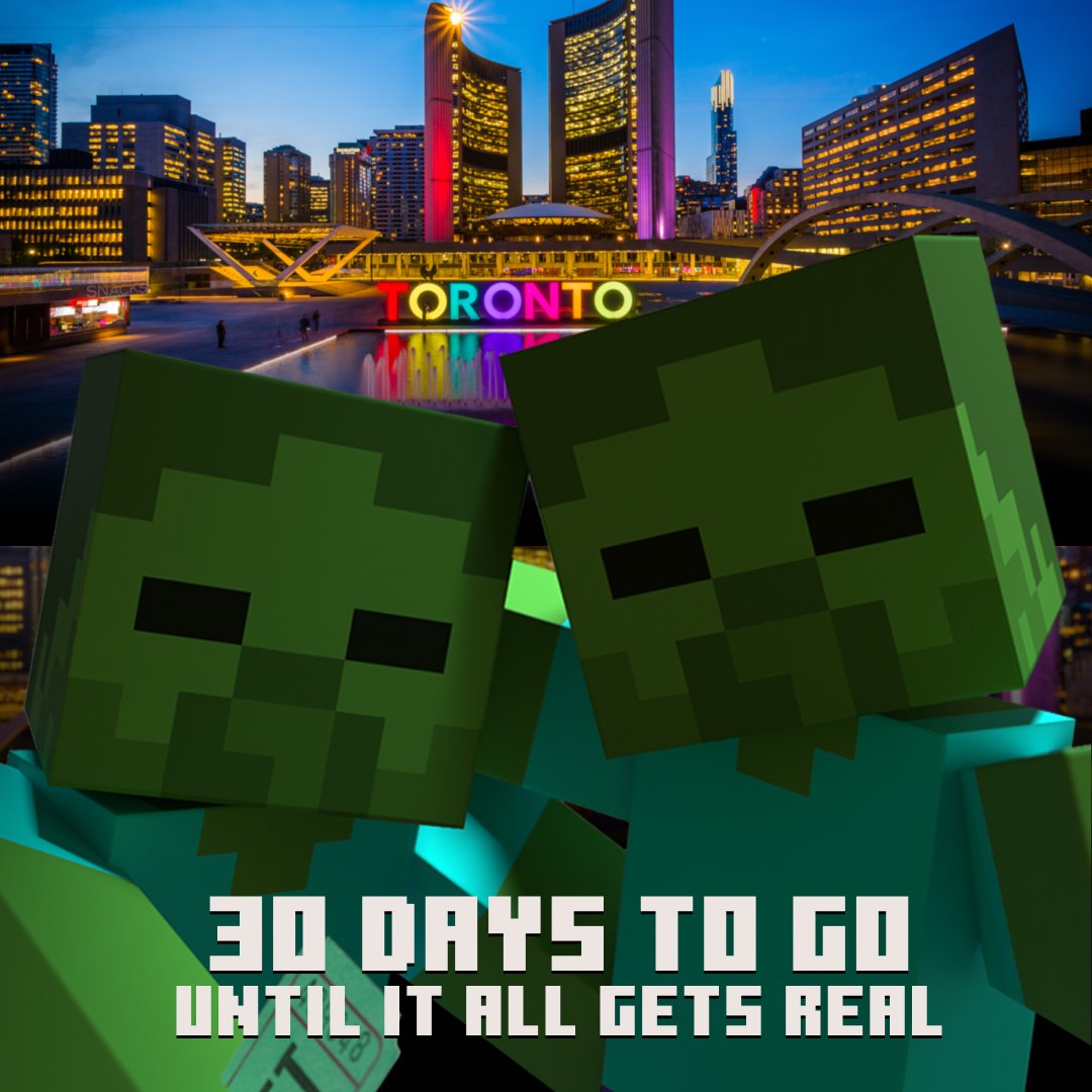 🧟‍♂️ Toronto, the mobs aren’t coming quietly. Your Minecraft real-world adventure begins 20 June.

Help save the village—one biome at a time.

🎟️ Book your quest at link in bio or MinecraftExperience.ca

#Minecraft #MinecraftExperience #MinecraftToronto