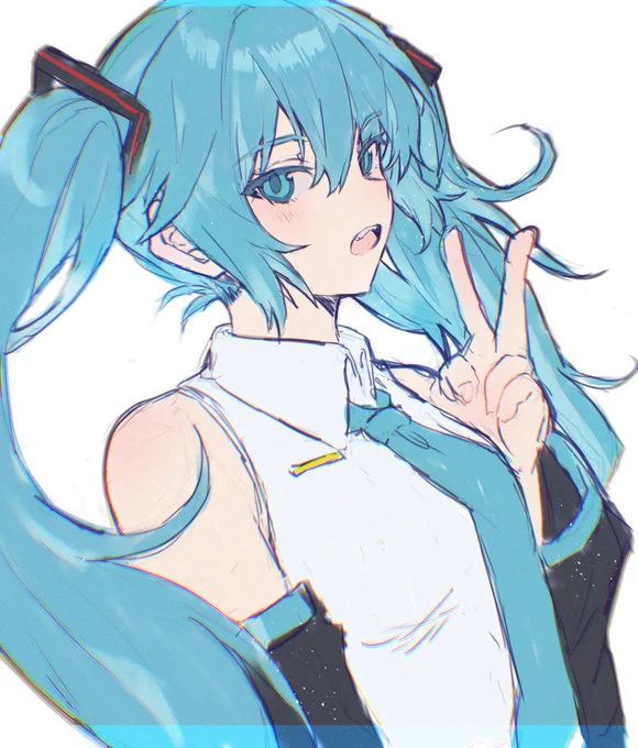 ワンドロ1#初音ミク 