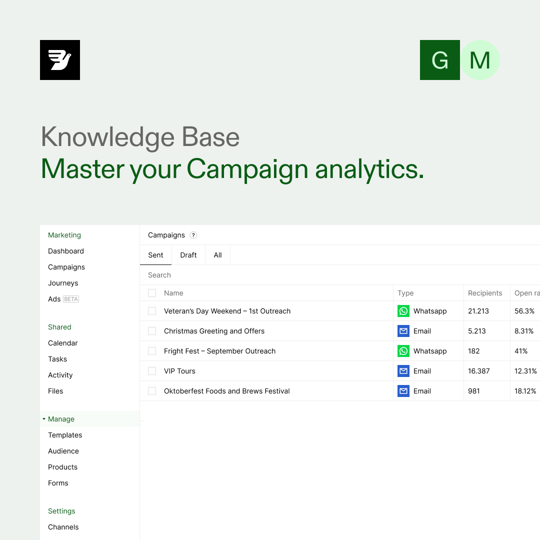 Ready to measure your marketing impact? Our guide walks you through Bird's Campaign dashboard—from tracking open rates to analyzing what worked in your previous campaigns. Visit our Knowledge Base to learn more.

bird.com/en-us/manual/m…