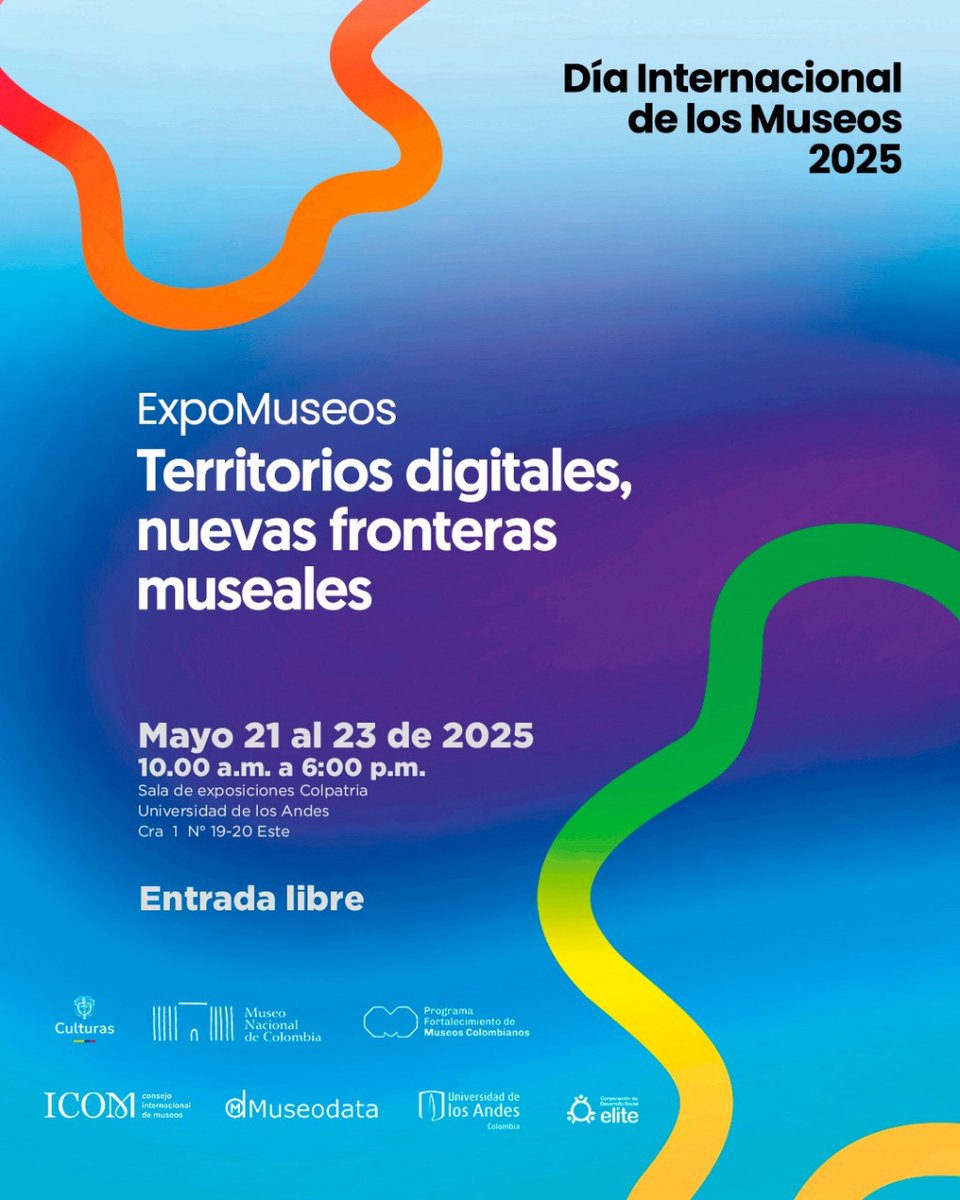 histgeouniandes's tweet photo. Te esperamos estos próximos tres días en #ExpoMuseos 2025, no es necesario que te inscribas 🙊🏃 ¿Qué esperas para visitarnos?

Colaboración de la @BibliotecaNalCo y el @mincultura con @Uniandes 🫂 https://t.co/rTmHMnxI7f