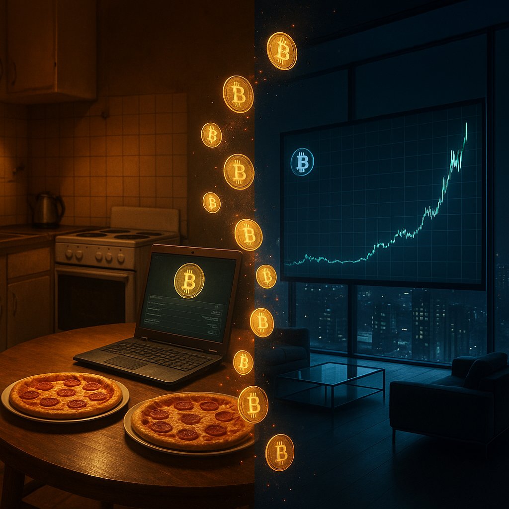🍕15 years ago today, 10,000 #BTC bought 2 pizzas—worth ~$41 at the time.

Today? That’s over $700 million. 🤯

#Bitcoin isn’t just food for thought anymore—it's a financial revolution.

Celebrate #BitcoinPizzaDay with us at <a href="/LNExchange/">LN Exchange</a>! 🚀

app.ln.exchange