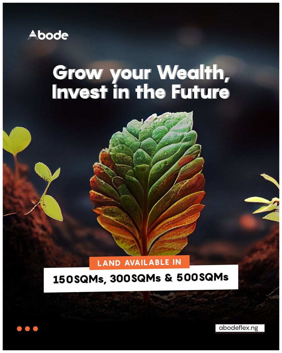 We are Abode, ofcourse your prosperity as an African is our business. 🤗

#realestate #abode #myabodeapp