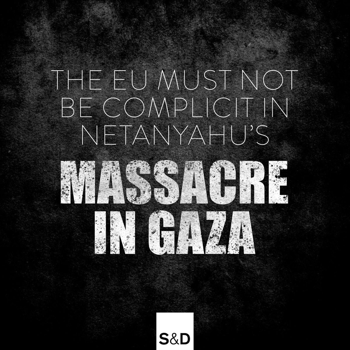 S&D Group (@theprogressives) on Twitter photo The EU must not be complicit in Netanyahu’s massacre in Gaza.
We have to act: immediate suspension of EU Association Agreement with Israel, arms embargo, sanctions. Now.
<a href="/IratxeGarper/">Iratxe García Pérez /❤️</a> The EU must not be complicit in Netanyahu’s massacre in Gaza.
We have to act: immediate suspension of EU Association Agreement with Israel, arms embargo, sanctions. Now.
<a href="/IratxeGarper/">Iratxe García Pérez /❤️</a>