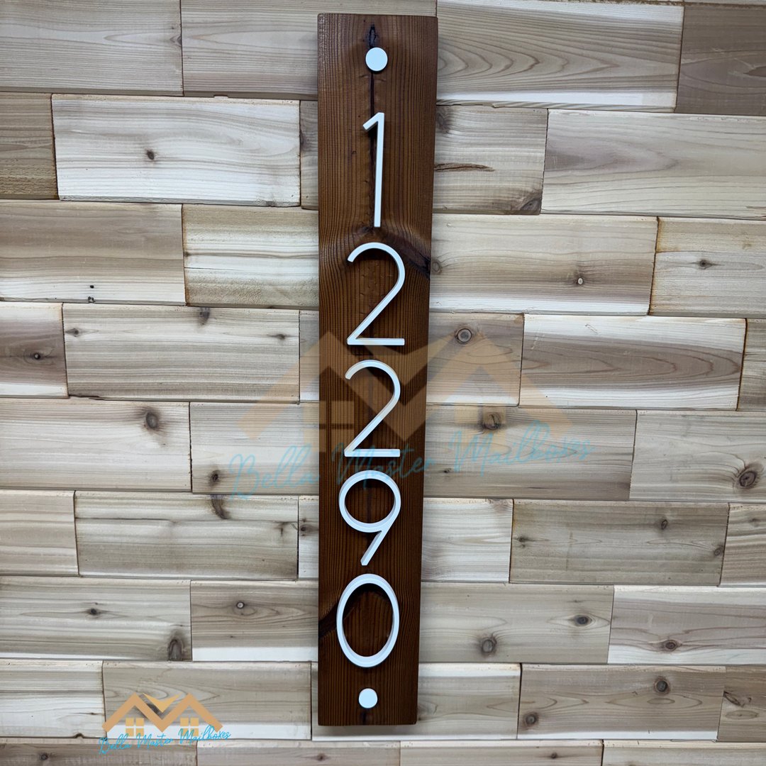 BellaMailbox's tweet image. Make your home stand out with our custom Address Sign from high-quality Cumaru wood! Durable and aesthetically pleasing, this sign is customizable with metal colors. Perfect for your home! Check the details: wix.to/cZPm4c8 #HomeDecor #AddressSign