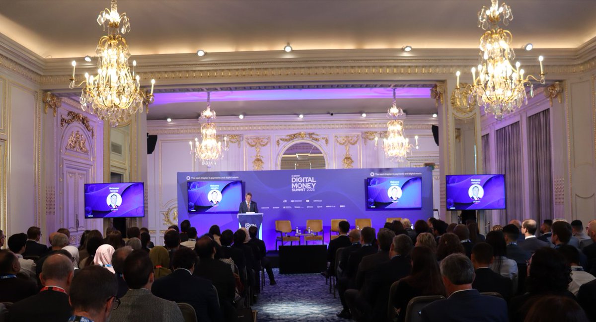 OMFIFDMI's tweet image. OMFIF鈥檚 Digital Money Summit 2025 has officially come to a close.
馃棑锔廜ver 2 days, we welcomed over 200 attendees from 47 countries & hosted 20 sessions tackling critical questions in digital finance.
Register to join us for our Digital Money Summit 2026: omfif.org/dms2026/.
