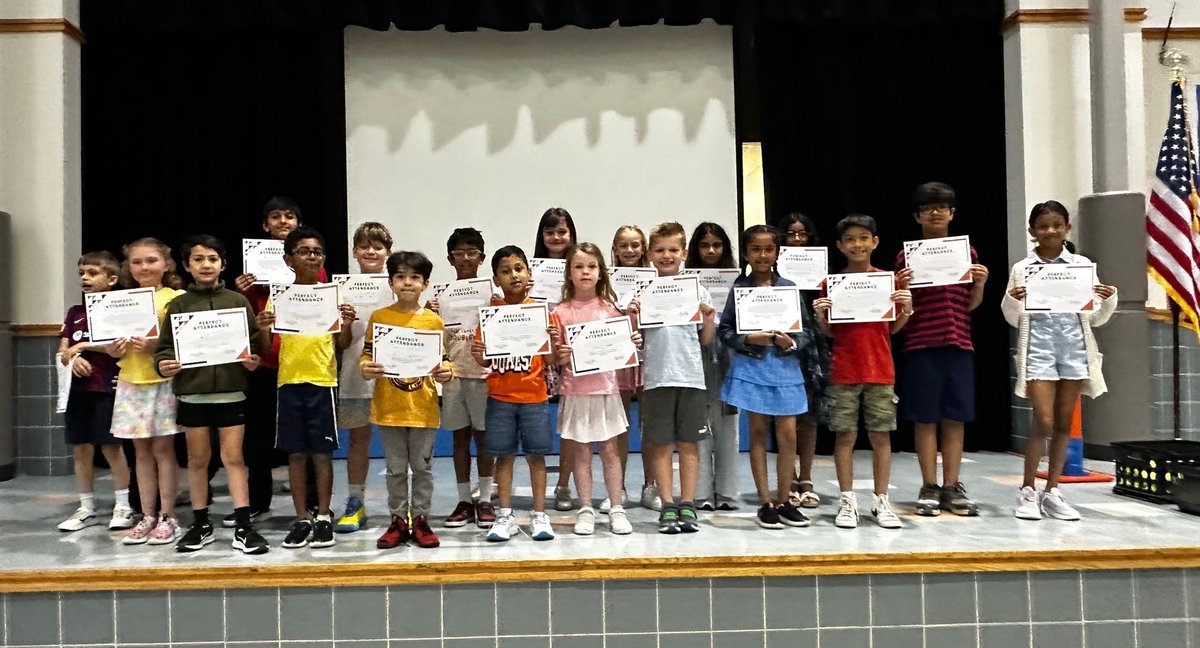 Perfect Attendance kiddos