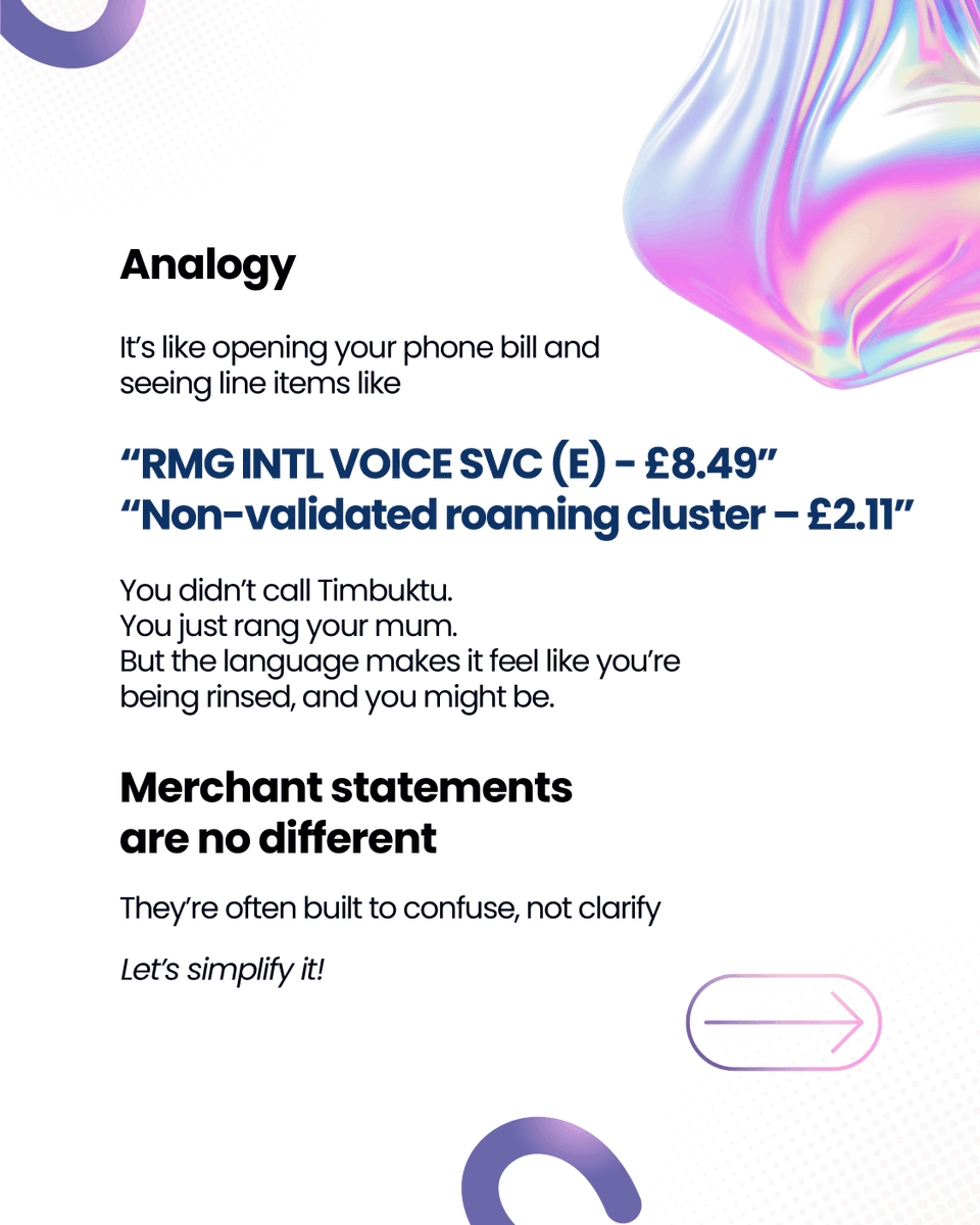 Paysmartltd's tweet image. Your merchant statement isn’t a mystery—if you know how to read it.

Got a confusing statement sitting in your inbox? Forward it to us — we’ll translate it, no jargon, no BS.

==================
🌐 paysmartltd.co.uk
==================
#MerchantStatement #PaymentProcessing
