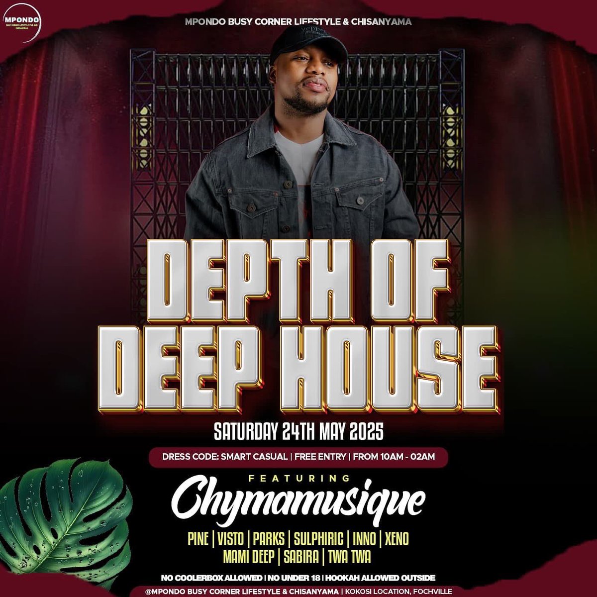 Chymamusique's tweet image. Weekend ahead - Musique Guide 

Friday - Polokwane (L) - Phela
Saturday - Fochville (GP) - Mpondo 

#gigguide #music #dj #events #housemusic