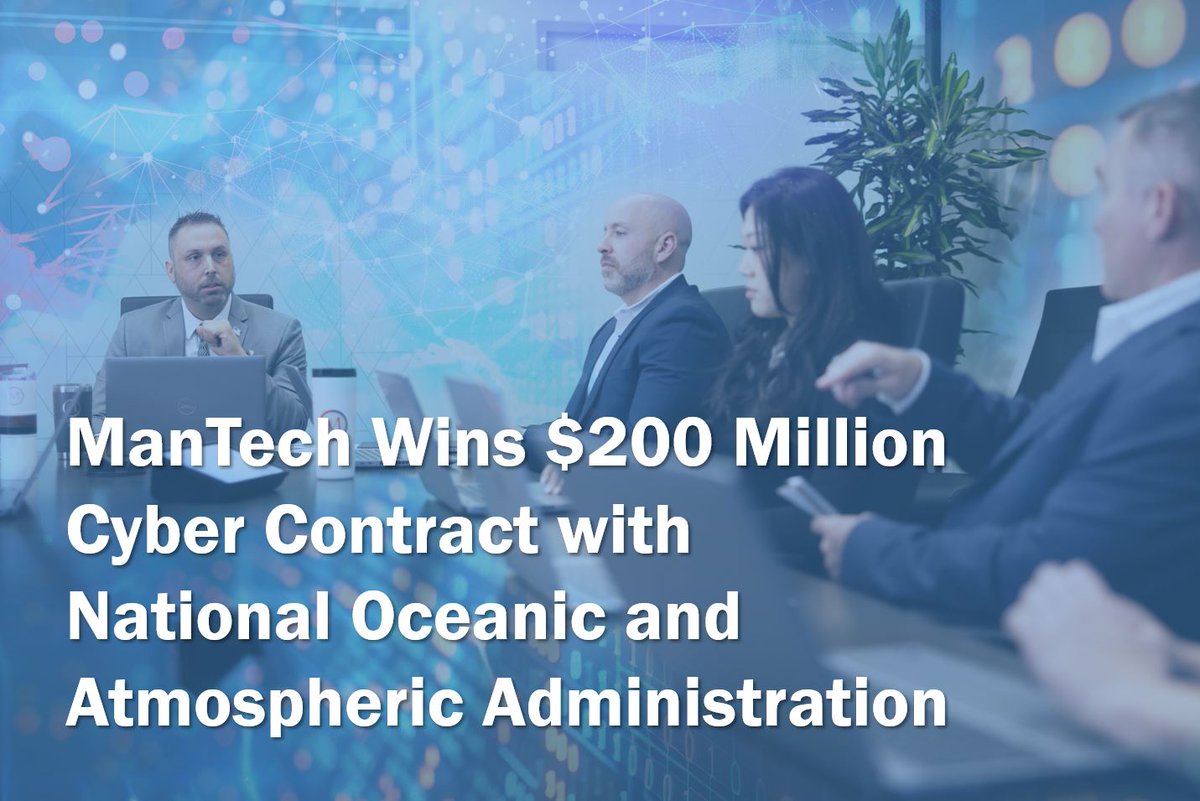 MANTECH's tweet image. BIG NEWS! 🎉@ManTech just won an 8-year, $200M NOAA contract! We're building a cutting-edge SOC to set the standard for federal cybersecurity. Expect innovation, efficiency & operational excellence. #Cyber #SOC #NOAA #ManTech
Read more: globenewswire.com/news-release/2…