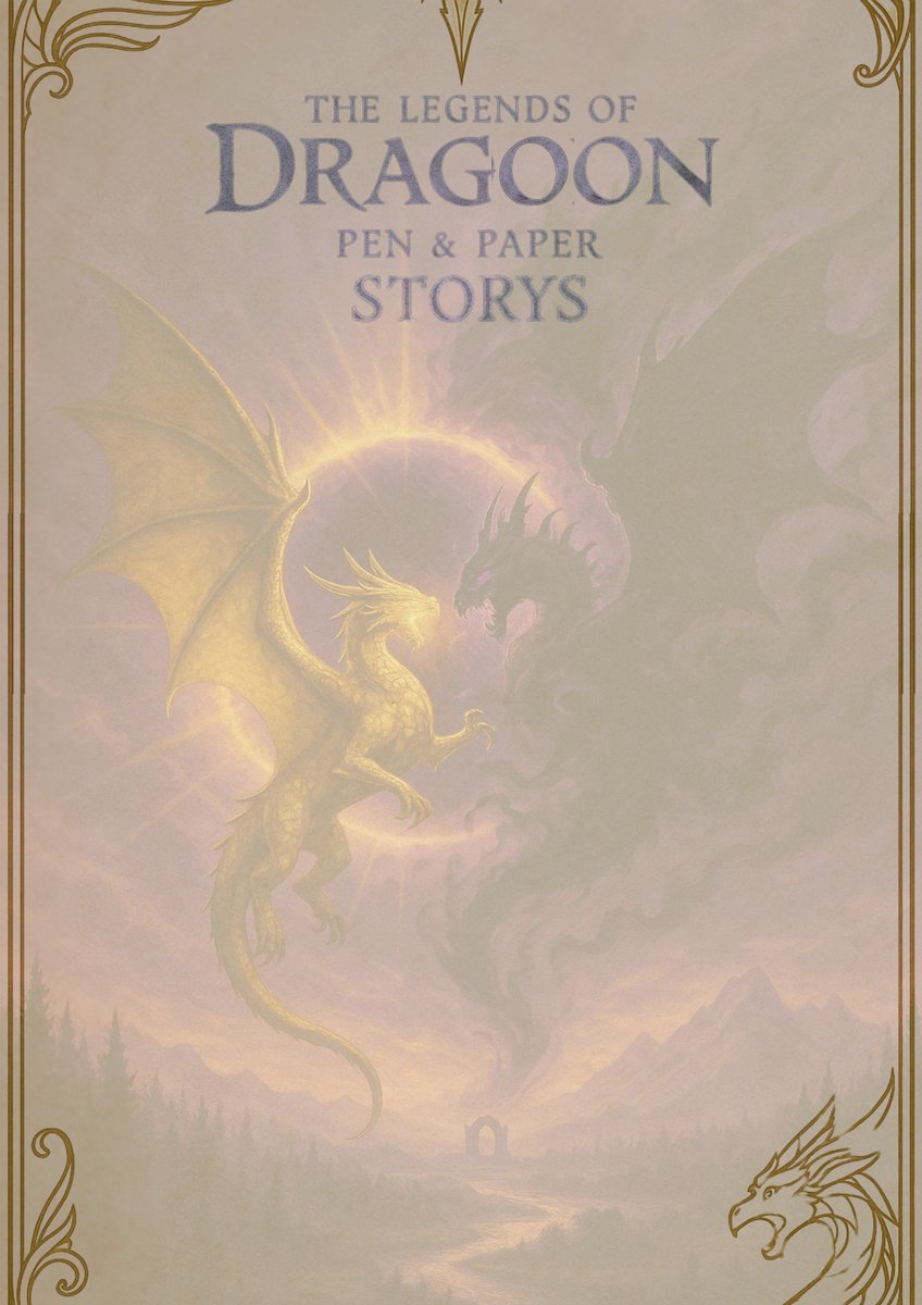 Dragoonltd's tweet photo. “Step into the shadows of the past…”

The official The Legends of Dragoon Pen & Paper adventure is coming soon!

Enter the Crypto Caves, uncover forgotten prophecies, and decide the fate of Memelandia.
Will you rise with the Alliance of the Prophecy,  or fall into darkness with Umbra Draconis?

Your story begins now.

#Storytelling #Worldbuilding #TTRPG #DragoonPnP #FantasyWorld #Web3Gaming #LoreDriven #InteractiveStory #NFTCommunity #MetaverseLore