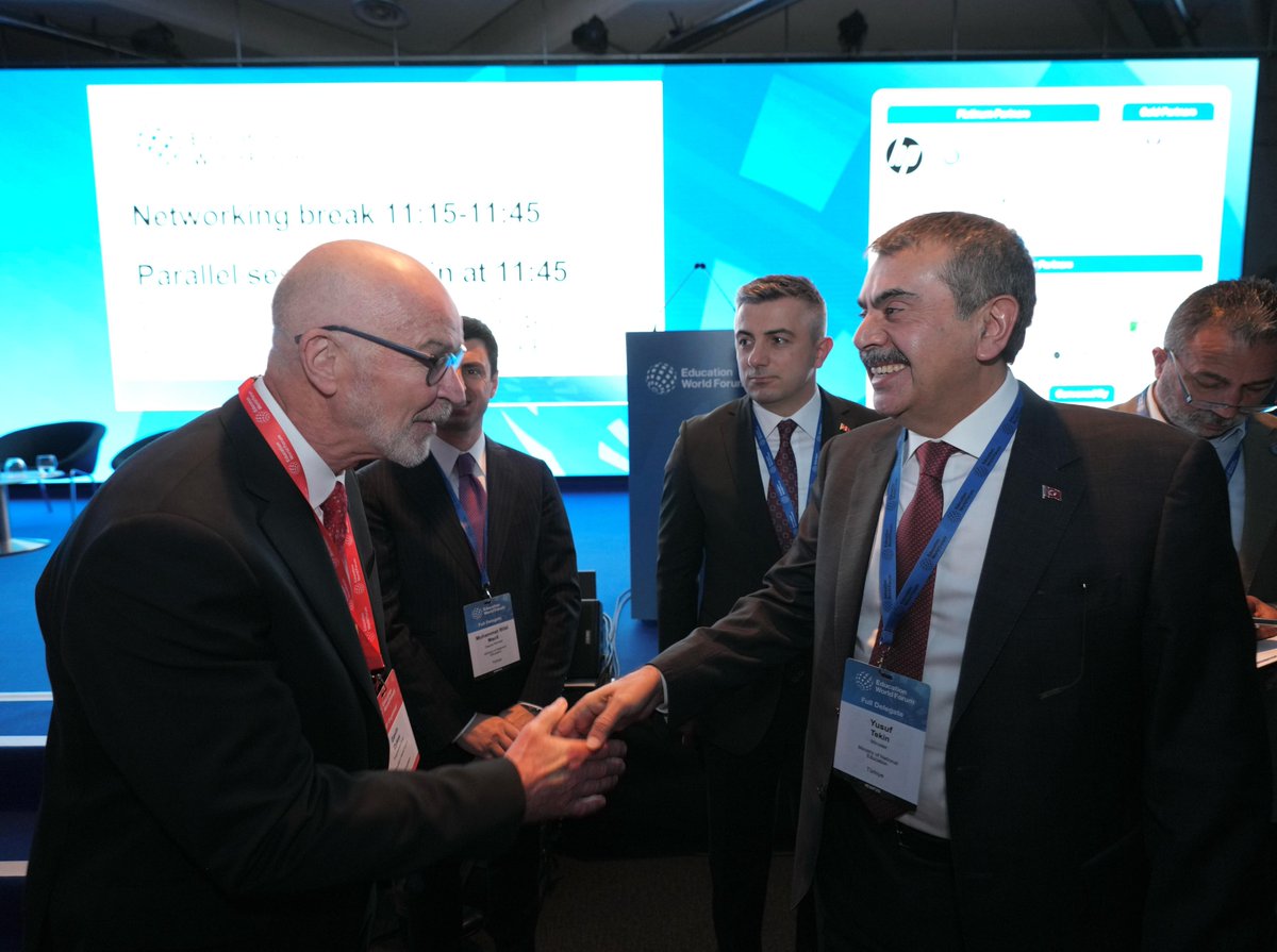 Republic of Türkiye Ministry of National Education (@tcmeb_en) on Twitter photo Minister of National Education <a href="/Yusuf__Tekin/">Yusuf Tekin</a> addressed the session titled “What Strategies and Changes Help Develop a Culture of Innovation in Education?” at the Education World Forum
📍United Kingdom
👉🏻 meb.ai/U57yuMa Minister of National Education <a href="/Yusuf__Tekin/">Yusuf Tekin</a> addressed the session titled “What Strategies and Changes Help Develop a Culture of Innovation in Education?” at the Education World Forum
📍United Kingdom
👉🏻 meb.ai/U57yuMa