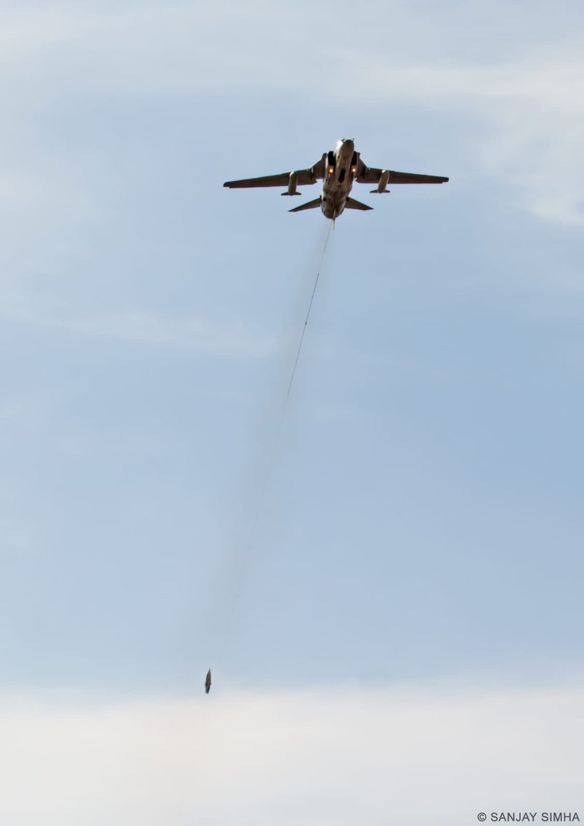 In my earlier write-up, I’d mentioned the role of Floggers (MiG-23/27) in target towing—but had no image to show for it.

Until now.

Thanks to <a href="/VelocityTTL/">Sanjay Simha</a> for this gorgeous shot of a MiG-27 towing a banner at Iron Fist 2016—likely from 22 Sqn. 

A marvellous image capturing a