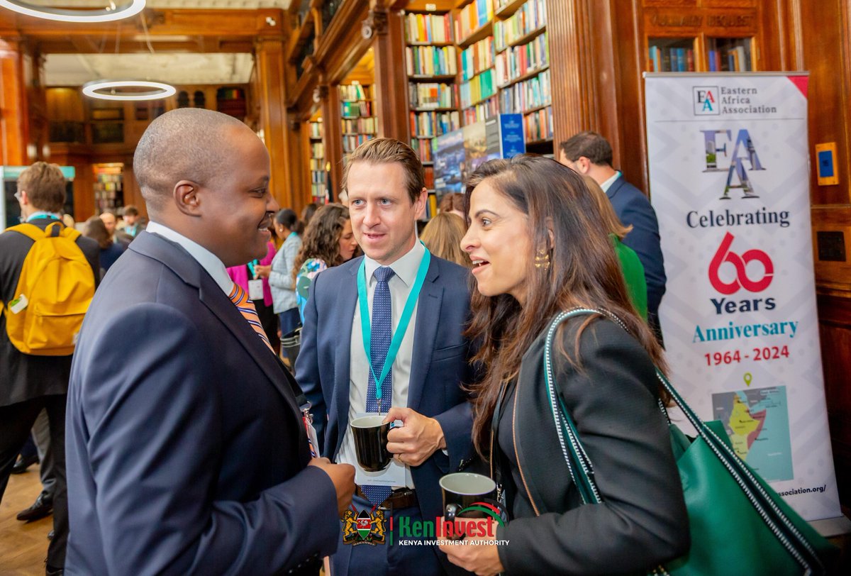 InvestKenya_'s tweet photo. Visit the KenInvest Desk at UK–EATIF

We invite all participants at the UK–East Africa Trade & Investment Forum to stop by the KenInvest desk and engage with our team.

Discover investment opportunities in Kenya’s priority sectors, learn about the support available for investors, and explore how we can partner to drive sustainable and impactful investments.

Whether you're seeking insights, collaboration, or guidance, our team is here to connect and support your investment journey in Kenya. #UKEastAfricaForum #InvestInKenya
