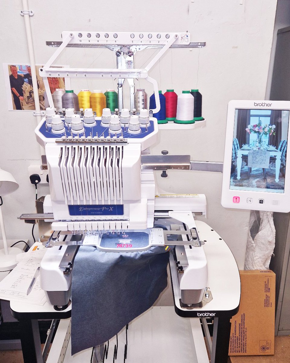 stockssewingmac's tweet photo. A new Brother PR1055x has been installed in Chelmsford, Essex. Perfect for high-detail embroidery projects.
#stockssewingmachines #embroidery #newmachine https://t.co/vmlDsjjbSM