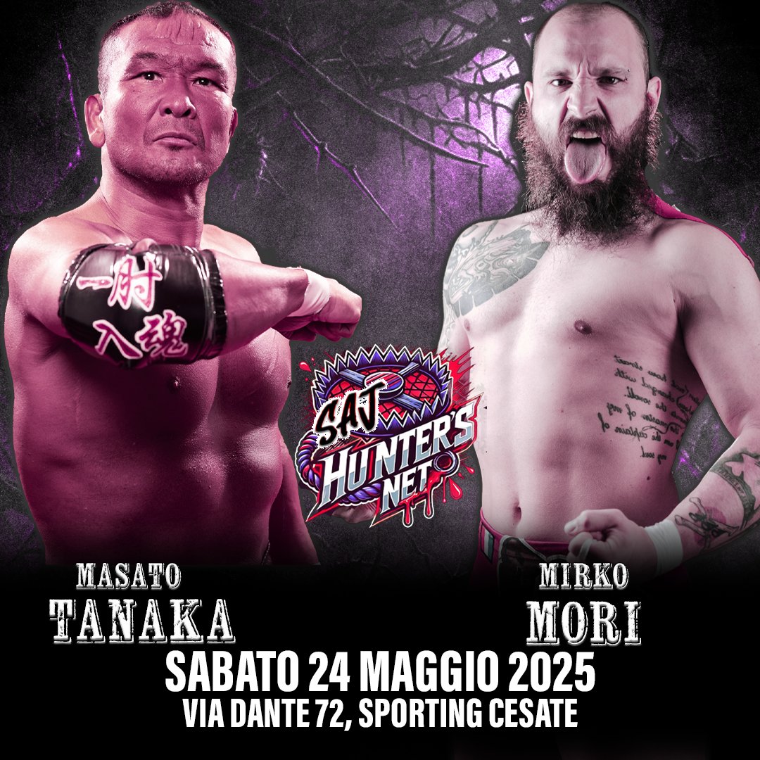 The legend <a href="/masato_dangan01/">田中将斗</a> comes for the first time in Italy to wrestle the rising star that is <a href="/MirkoMoriUV/">Mirko Mori BBBミルコ･モーリ</a>. That's a great challenge for Mirko. After wrestling for <a href="/RevProUK/">Revolution Pro</a> and @LIDET_ENT this match may be the most important of his career.