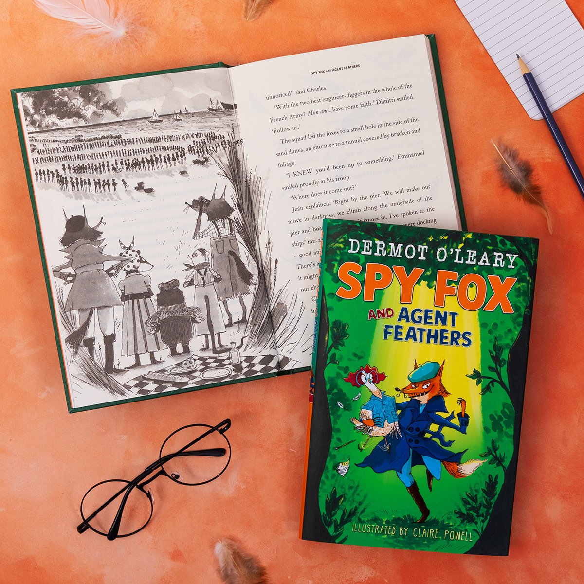 Did you know today marks the 85th Anniversary of Dunkirk? 

It’s in this French port, in 1940, we meet special agent Charles Redfearn and his cousin Emmanuel. 

Find out what happens next in Spy Fox and Agent Feathers by Dermot O'Leary, out now: geni.us/Spy-Fox-Agent-…
