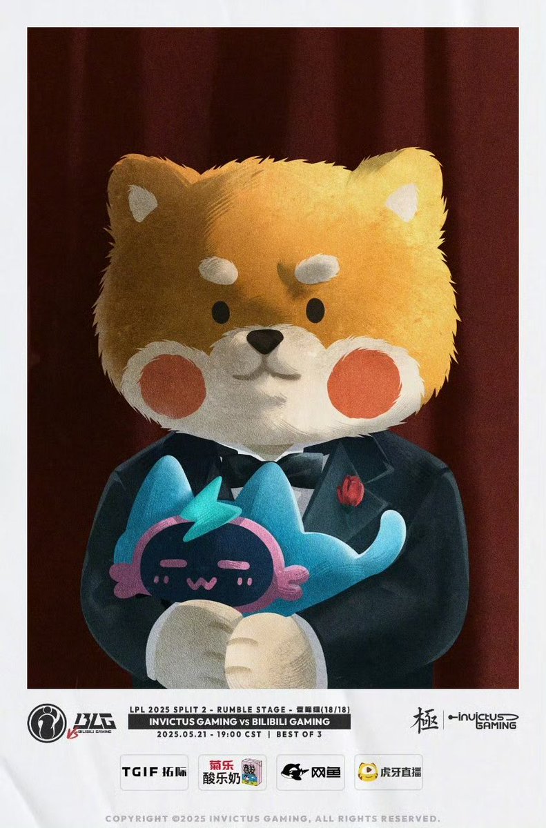 2025 LPL Split 2 Rumble Stage

5.21 iG VS BLG 19:00

Starting Lineup：TheShy、Jiejie、Rookie、GALA、Meiko
Solo Player：TheShy