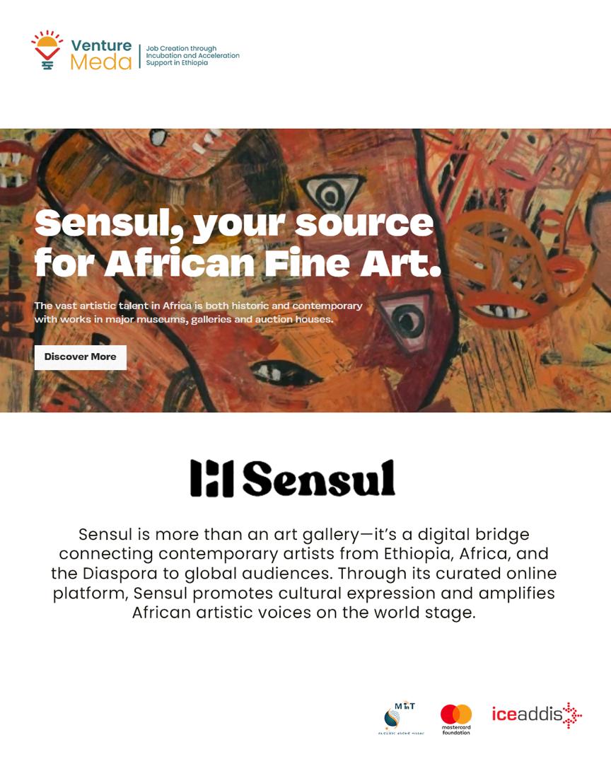Discover Sensul — a curated digital space spotlighting African fine art from Ethiopia and across the continent. From historic masterpieces to bold contemporary voices, Sensul connects artists with global audiences. 

#AfricanArt #DigitalGallery #Sensul #VentureMeda #iceaddis