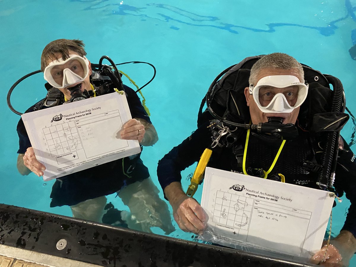 Nautical Archaeology Society (@nautarchsoc) on Twitter photo Thanks to the lovely divers from <a href="/SwanwickDivers/">Swanwick Divers</a> who came to <a href="/AndarkDiving/">Andark Diving</a> for a fun pool session yesterday. Clearly very proud of their handywork!!!!
Thanks also to <a href="/WestonFdn/">Garfield Weston Foundation</a> for supporting efforts to entice divers to record our precious maritime past. Thanks to the lovely divers from <a href="/SwanwickDivers/">Swanwick Divers</a> who came to <a href="/AndarkDiving/">Andark Diving</a> for a fun pool session yesterday. Clearly very proud of their handywork!!!!
Thanks also to <a href="/WestonFdn/">Garfield Weston Foundation</a> for supporting efforts to entice divers to record our precious maritime past.
