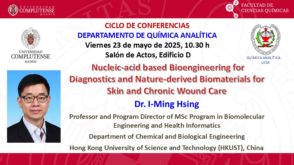 Electroanálisis y (Bio)sensores Electroquímicos (@gebeucm) on Twitter photo We are delighted to announce the lecture that Prof. Dr. I-Ming Hsing will give at our Faculty on Friday, May 23rd. We are delighted to announce the lecture that Prof. Dr. I-Ming Hsing will give at our Faculty on Friday, May 23rd.