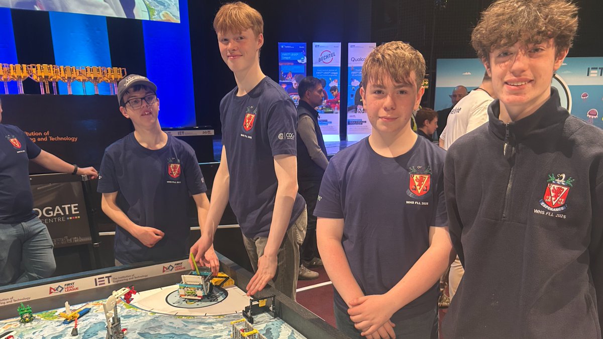 WallaceHigh's tweet image. Well done to the WHS First LEGO League team, who competed in the UK finals in Harrogate.

It was a fantastic achievement — you can find out more via the link below:

🔗 zurl.co/vaTIt

A big thank you to all our sponsors!

#WHSComputing #WHSProud #SuperCurricular