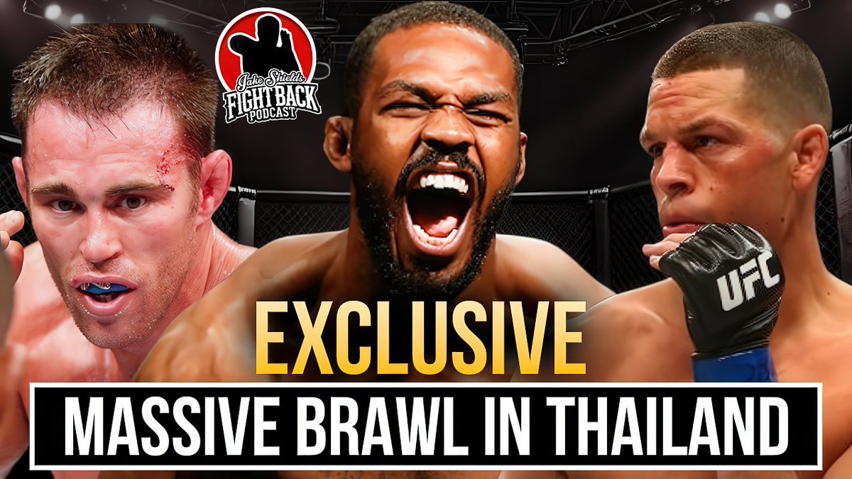 ShieldsClips's tweet photo. Lots of rumors have been circulating about Nate Diaz and Jake's abrupt departure from the Russian reality show version of The Ultimate Fighter

At 11AM EST, Jake walks through exclusive footage and explains what exactly happened when we got to Thailand🇹🇭

https://t.co/bASHeC52T1 https://t.co/NadVmNN8xp