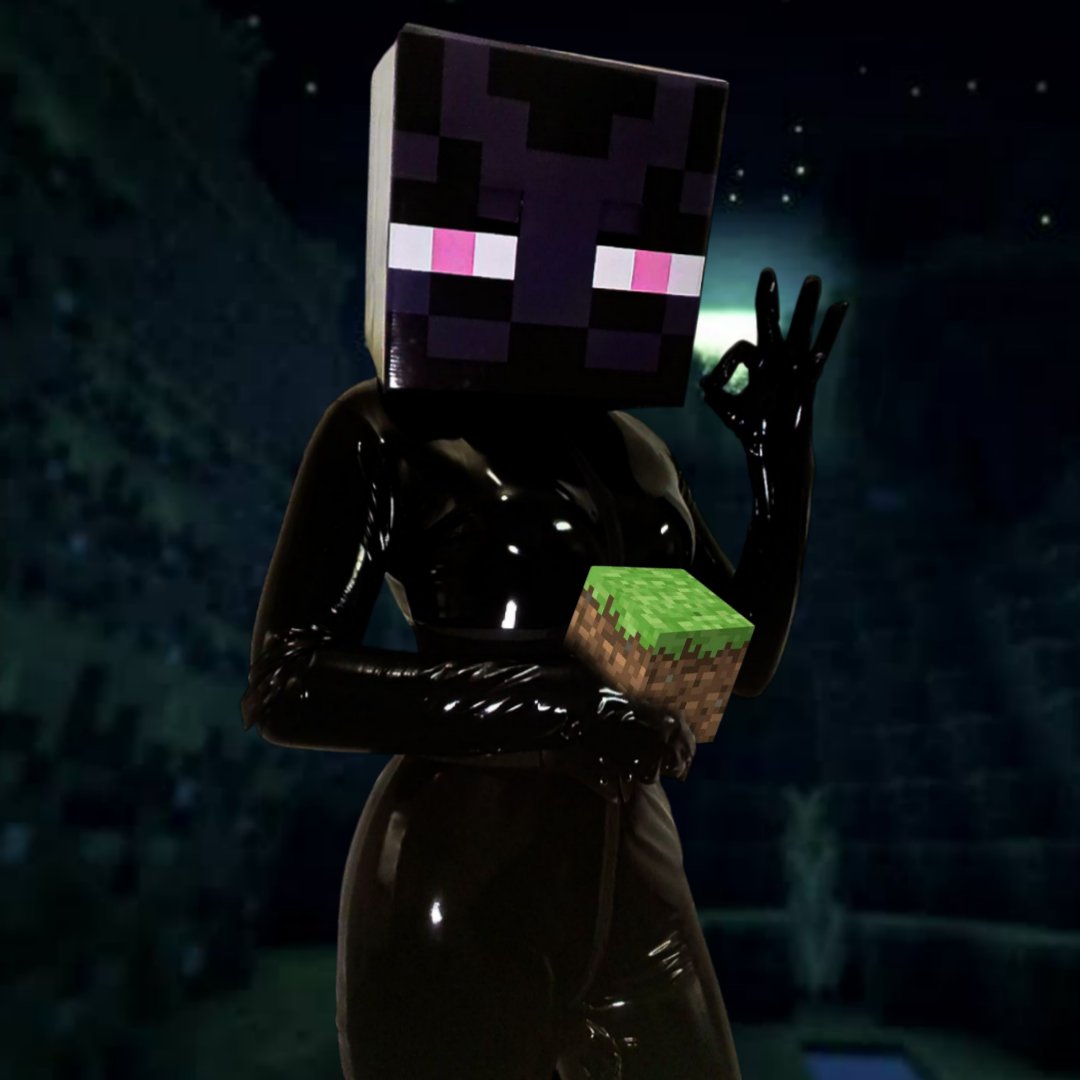 New Project: (⁠｡⁠•̀⁠ᴗ⁠-⁠)✨
la la la lava ch ch ch chicken😋🍗
#cosplay #Minecraft #enderman #bodysuits