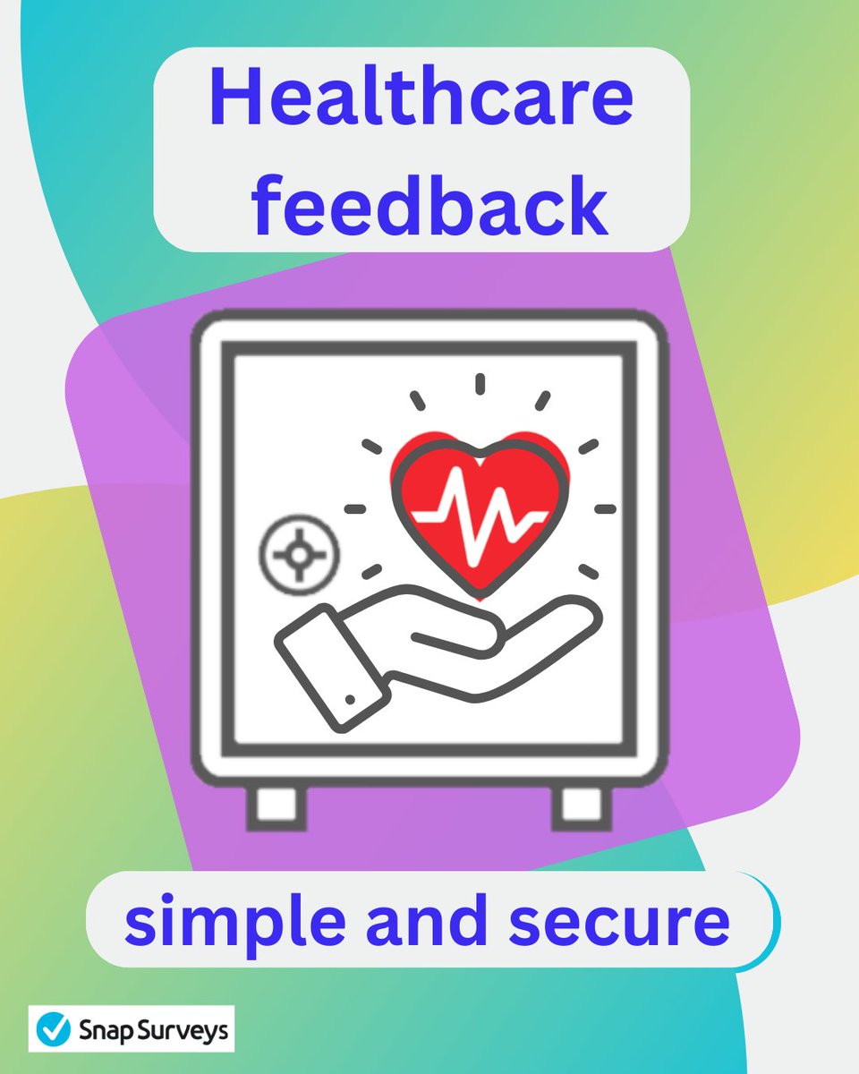 Ensure patient trust and securely capture sensitive data. Improve care with our robust, secure platform which empowers healthcare providers to deliver better outcomes with confidence

snapsurveys.com/sector-solutio…

#PatientExperience #SecureData #PatientFeedback #DataDriven