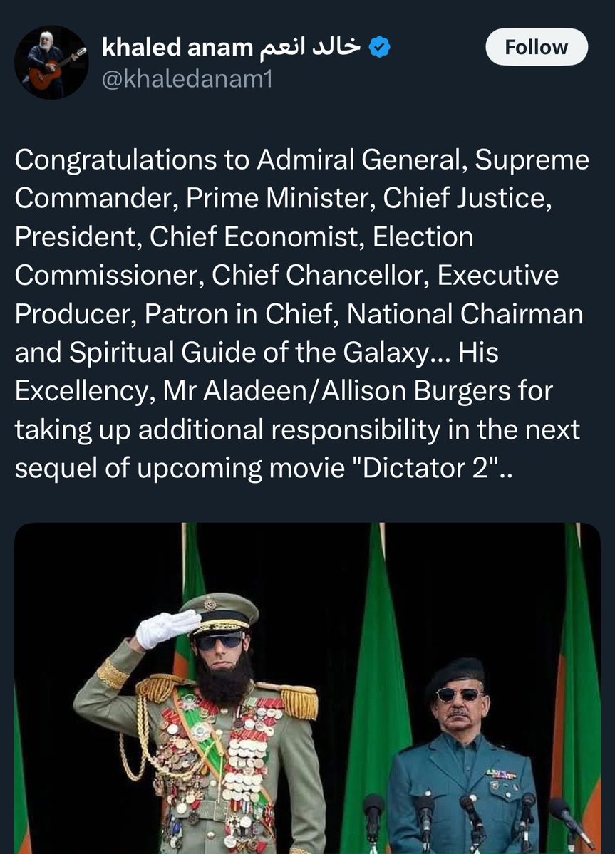 🚨Failed Marshall of Aand Forces 🚨
🧵Read on