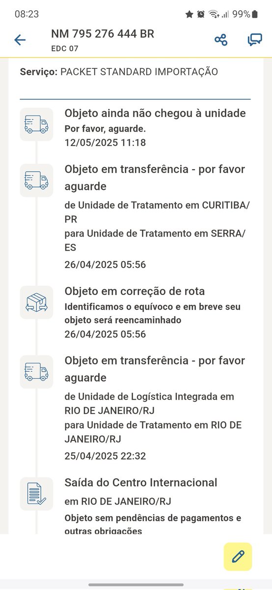 davidesouza's tweet photo. @correiosBR Outro verbo que vocês conhecem bem é o Atrasar! Cadê a minha encomenda? https://t.co/u3Up9EKUwE