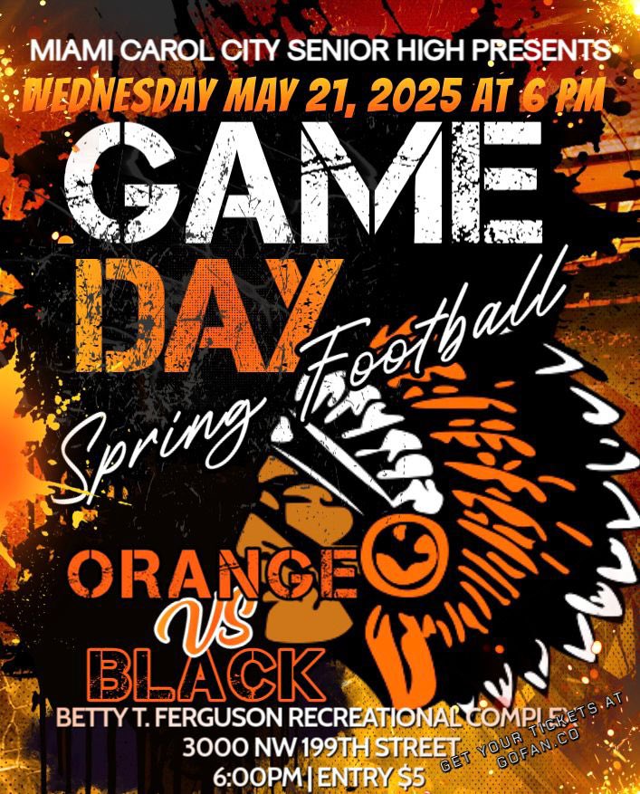 Come join the chiefs as we gear up for our spring game tonight🍢🟠⚫️ #Zuu