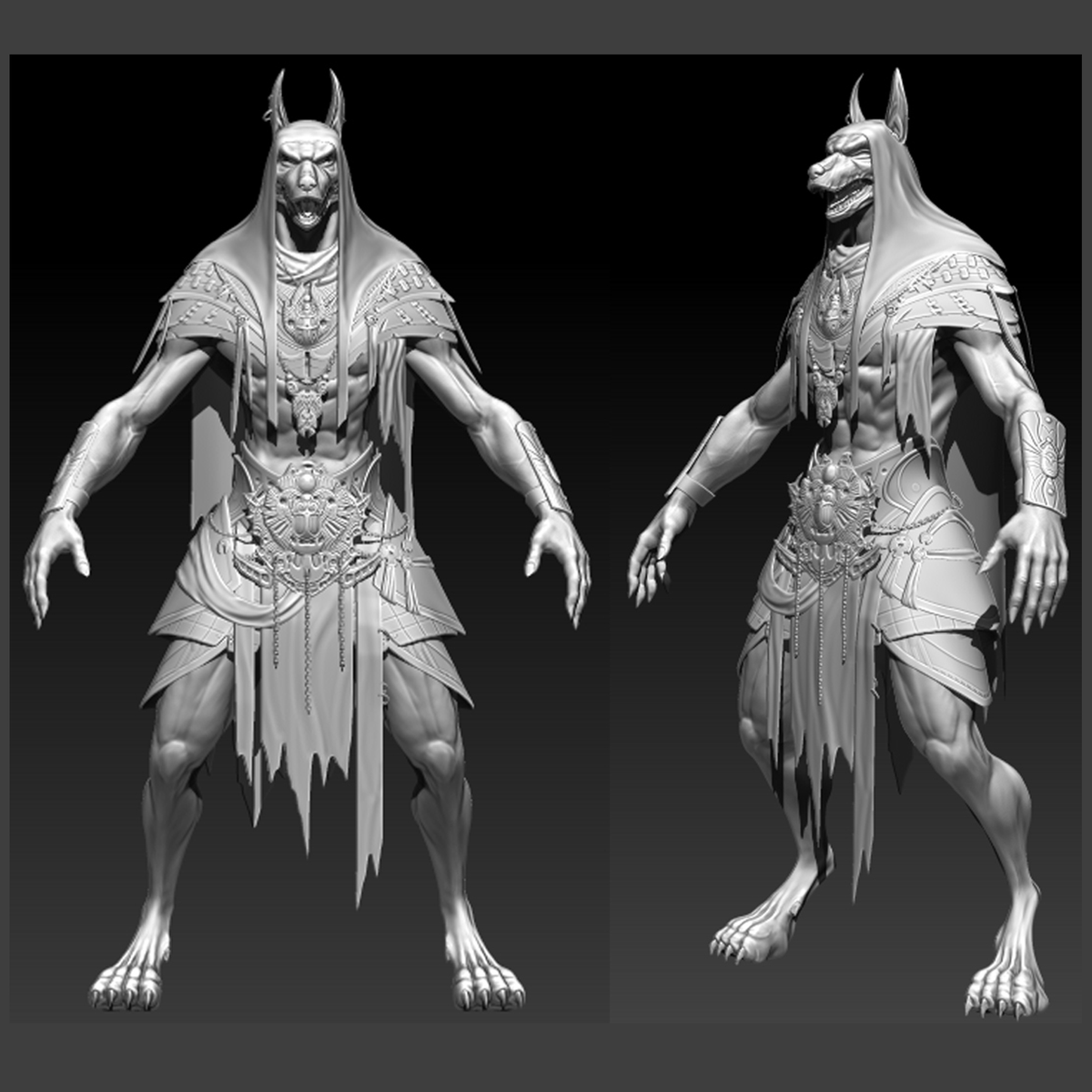 ArkhipStarkov's tweet photo. Anubis/Work in Progress! Character model for AA project.
https://t.co/g2Urd9L33d
#3d #3DCG  #gamedev #indiedev #indiegame #3DModel #3dmodeling #characterdesign #characterart #character #Egypt #Anubis #gameart #DigitalArtist #digital3d #digitalart #anatomy #mythology https://t.co/lwMRU15nW7