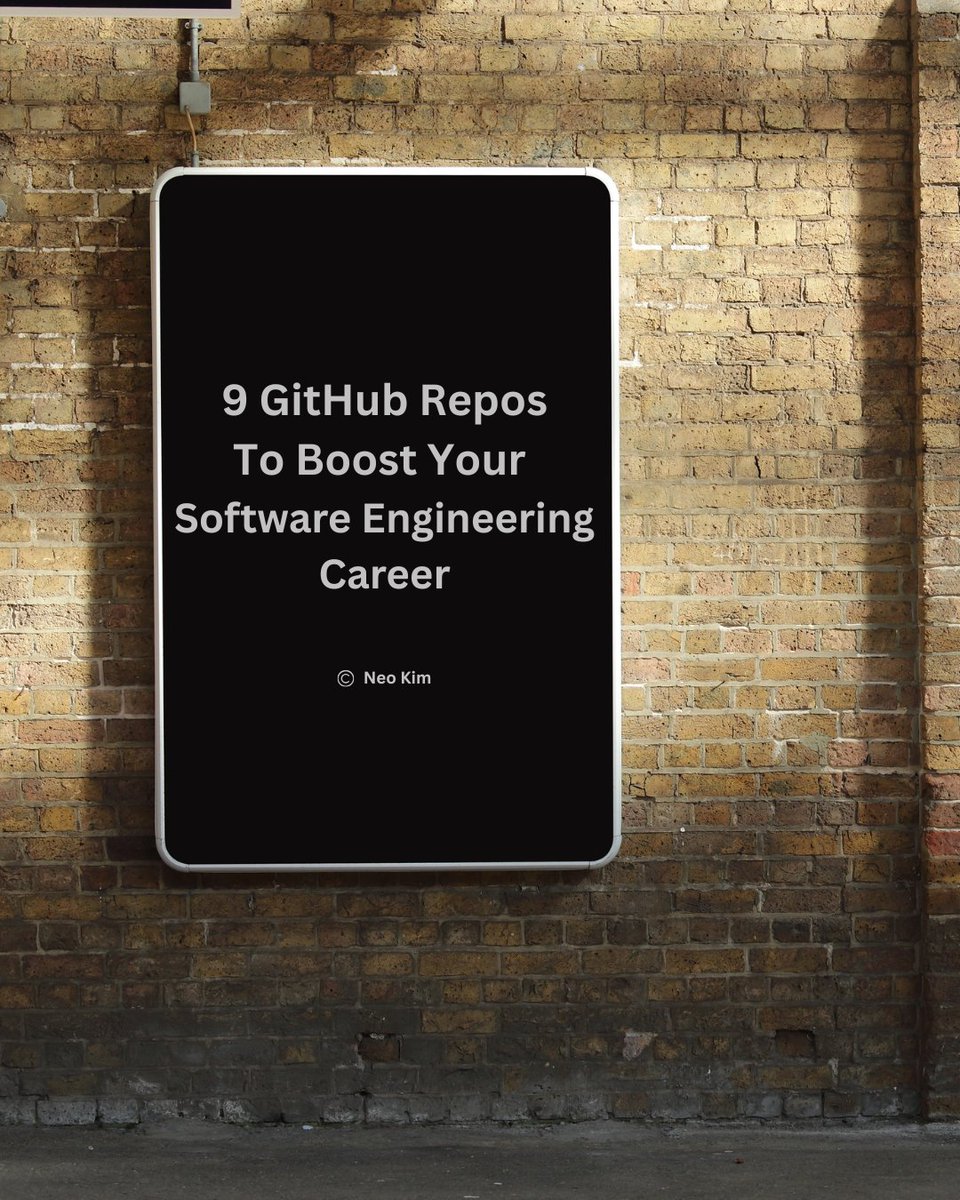 If you want to boost your software engineering career, bookmark these 9 GitHub repositories:
