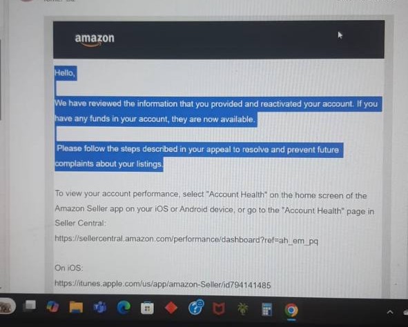 joocyvisorllc's tweet photo. Tek appeal'da section3 ürün orjinalliği suspendini geçtik. Ödemeyi hesap açıldıktan sonra alıyoruz🤚
#amazonfonkurtarma #amazonsuspend