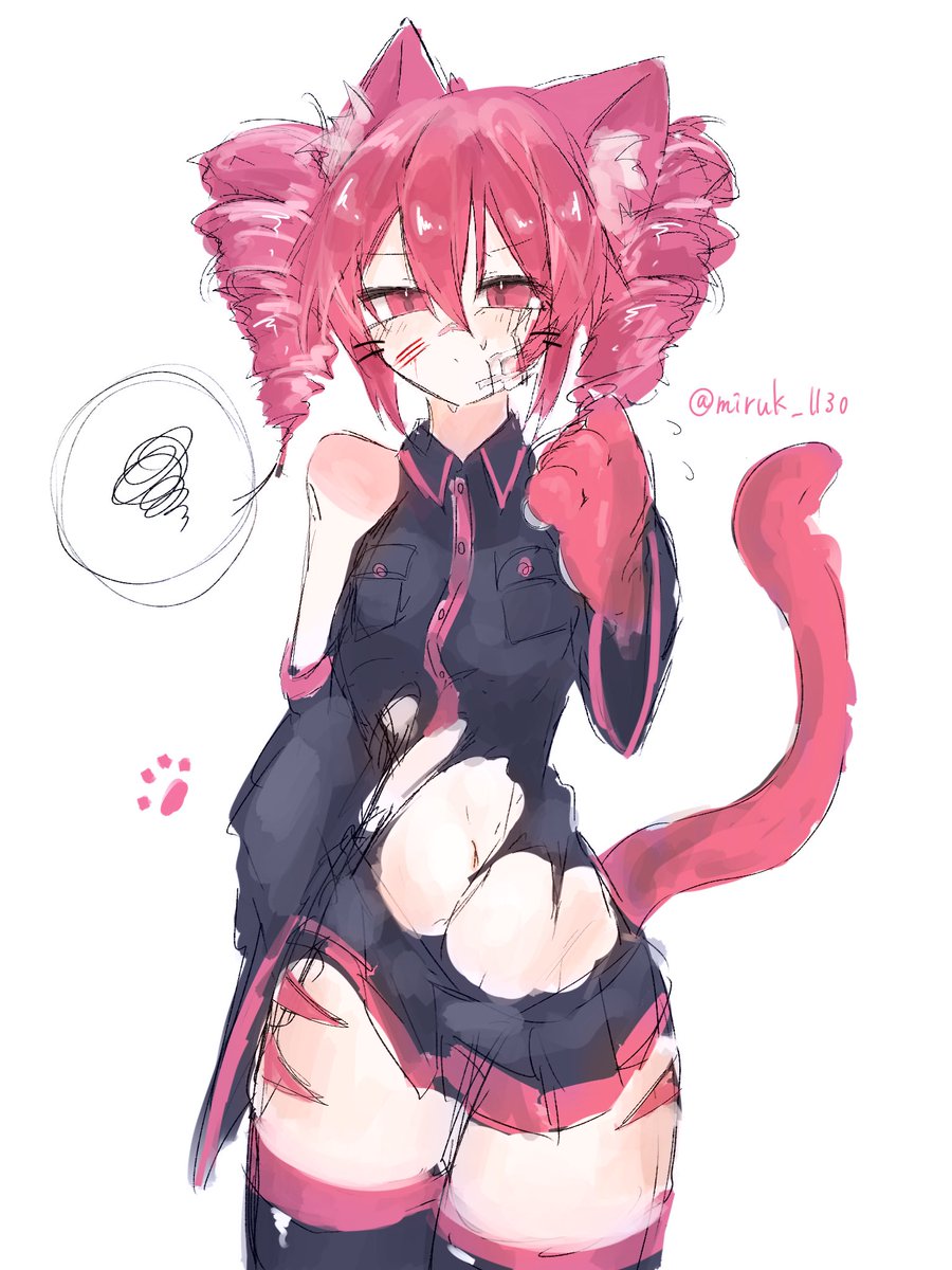 猫テト　#重音テト